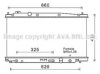 AVA QUALITY COOLING HD2240 Radiator, engine cooling